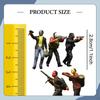 5 Stück 1/64 Personenfiguren Figuren Sammlungen Eisenbahn Miniatur Dioramen