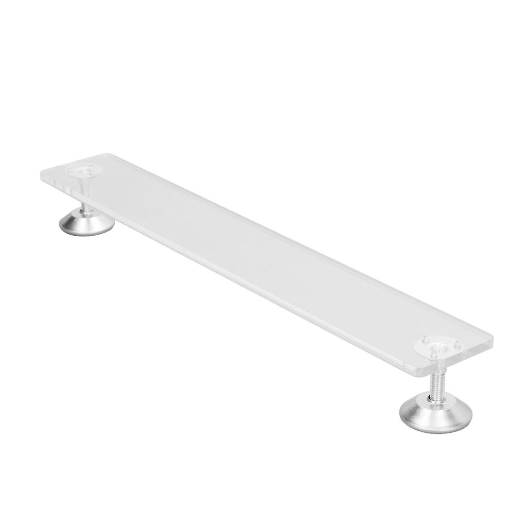 Pod de sprijin pentru artist de 13 inch, reglabil, acrilic transparent, suport pentru încheietura mâinii, instrument transparent pentru desen