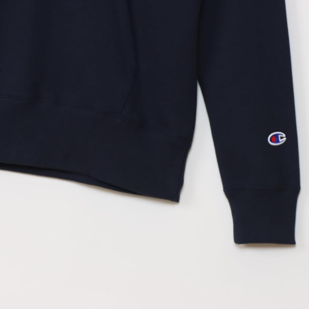 Champion Basic Long Sleeve Fleece Hoodie with Embroidered Size XL Women's Logo, Navy, (CW-Y107)
