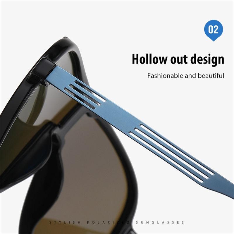 AORON Fashion Polarized Sunglasses Outdoor Classic Sports Driving Fishing Glasses for Men Women Anti Glare UV400 Eyeglasses