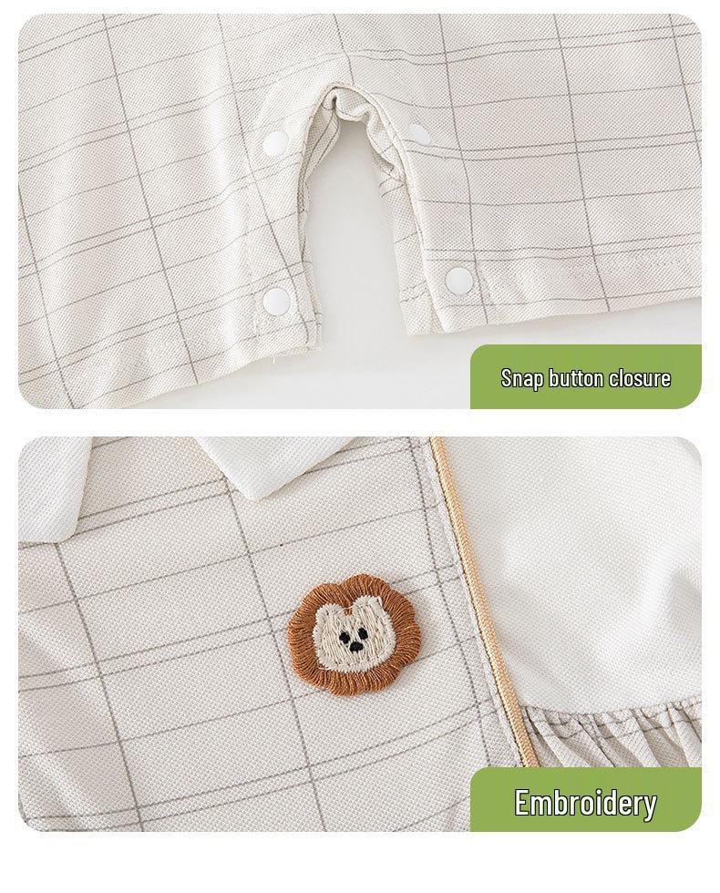 Creative Baby Summer Pajamas: Thin, Airy, Short-Sleeve Jumpsuit for Newborns & Infants