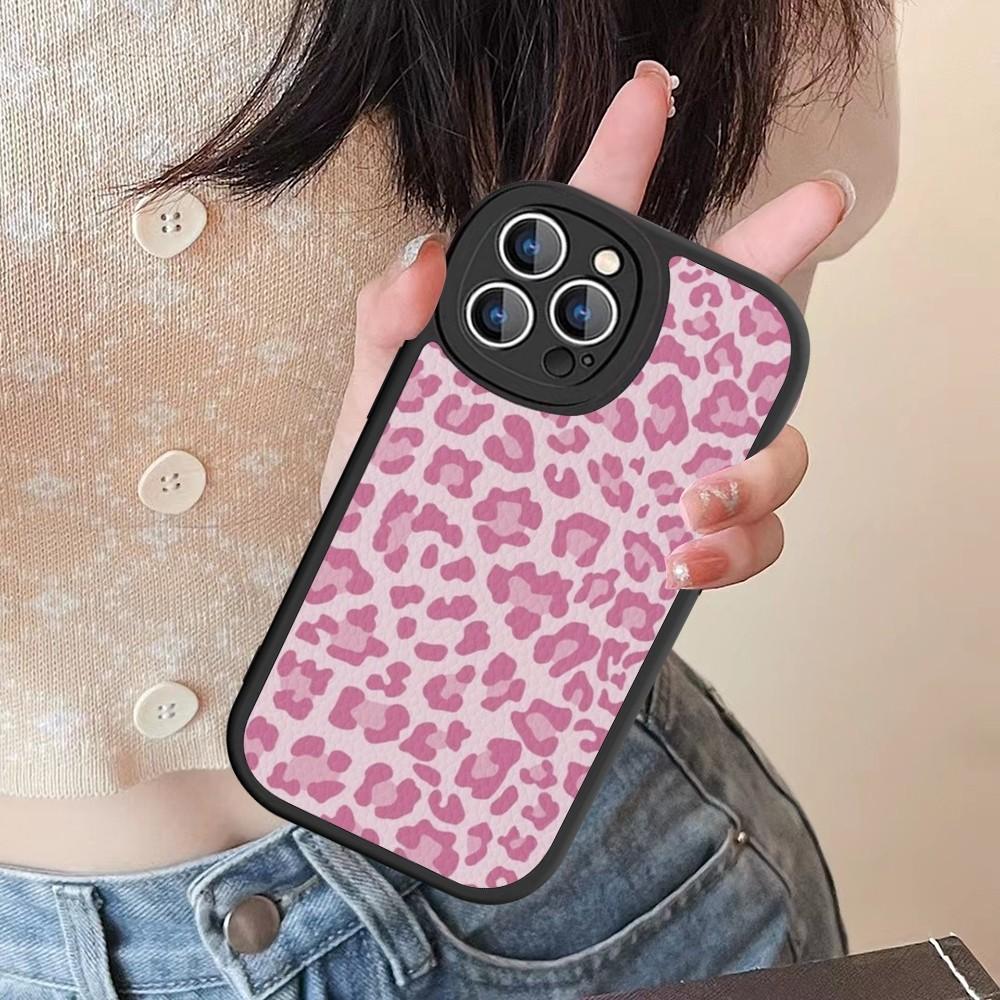 Leopard Print Phone Case Hard Leather For IPhone 16 15 14 13 12 Mini 11 14 Pro Max Xs X Xr 7 8 Plus Fundas