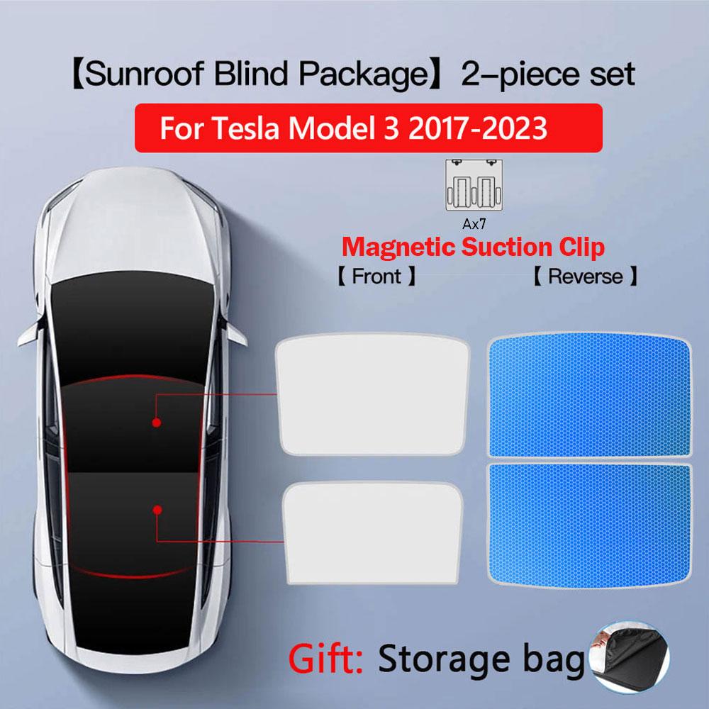 2026 Für Tesla Model Y Juniper Sonnenschutz Magnetischer Saugnapf Sonnen dach Wabenmuster Sonnenschutz Modell 3 Highland Dachfenster Zubehör
