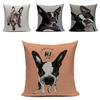 Premium Quality Boston Terrier French Bulldog Cushion Pillow Case For All Rooms