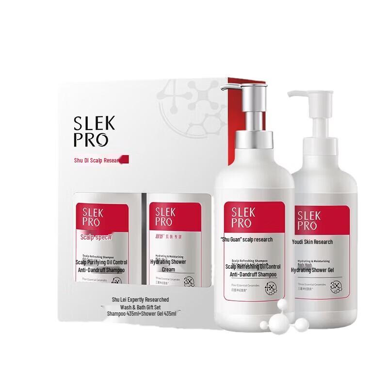 Slek Scalp Care Shampoo & Body Wash Gift Set
