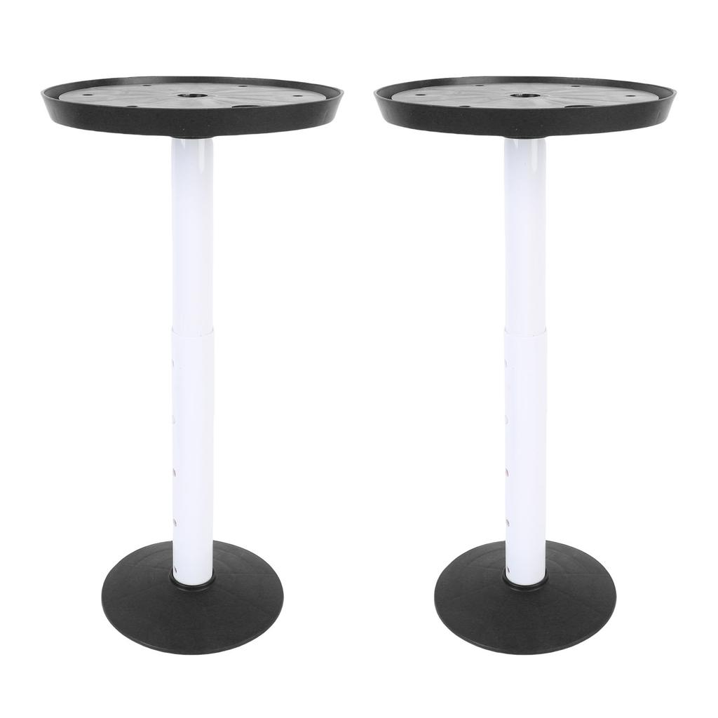 2 Sets Höhenverstellbare Pflanzeneinsätze mit Drainageloch Pflanzkübel Füllmaterial Erhöhungen für Innentopfbehälter