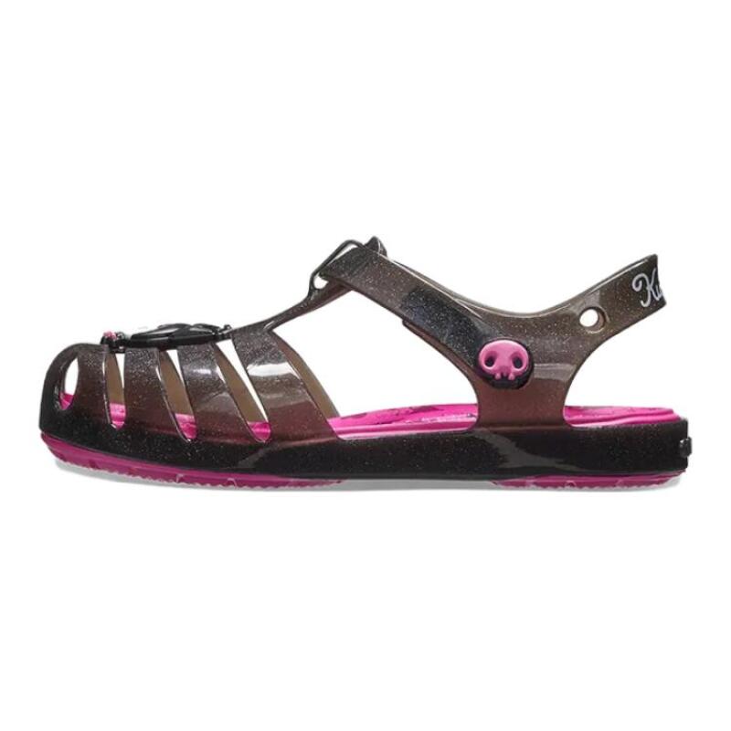 

Crocs Comfort Velcro Non-slip and wear-resistant children s sandals black children s model 25 чёрный