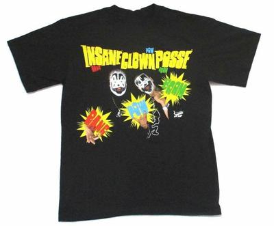Insane Clown Posse Bang Pow Boom Herren Schwarz Unisex Alle Größen Kurzarm Unisex T-Shirt