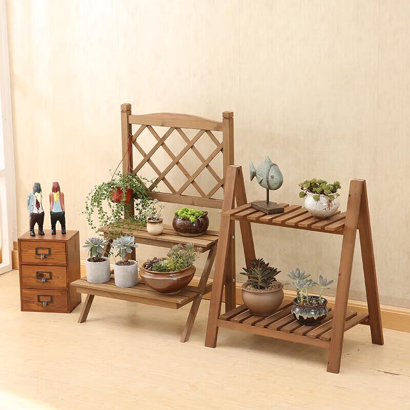 Hualongdun Foldable Multi-Tier Bamboo Plant Stand
