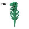 Night Walking Reflective Pet Apparel Glow In The Dark 3D Dinosaur Skeleton Costume, Plush Halloween Cosplay Outfit for Cats Dogs, Luminous Dino