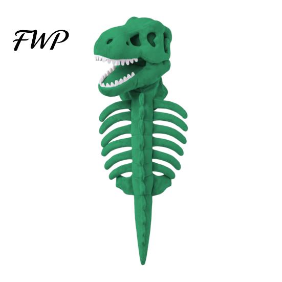 Night Walking Reflective Pet Apparel Glow In The Dark 3D Dinosaur Skeleton Costume, Plush Halloween Cosplay Outfit for Cats Dogs, Luminous Dino