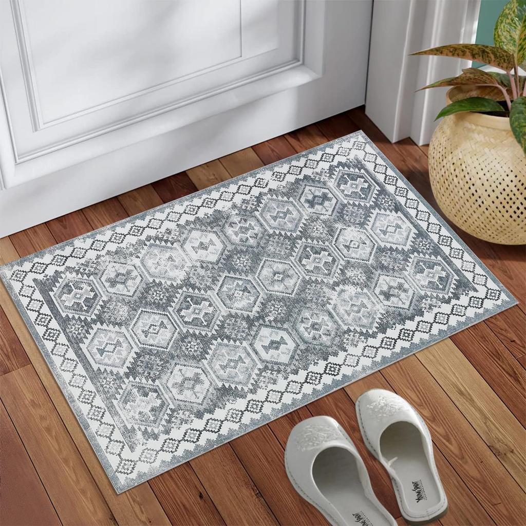 Retro Entrance Doormat Foyer Decoration Carpet Home Entrance Floor Mat