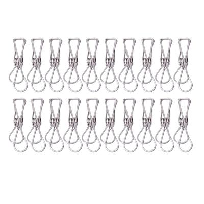 20Pcs Clothes Pin Holders Curtain Photo Folder Sealing Clips Windproof Multipurpose Clothing Clamps Hangers Towel Use