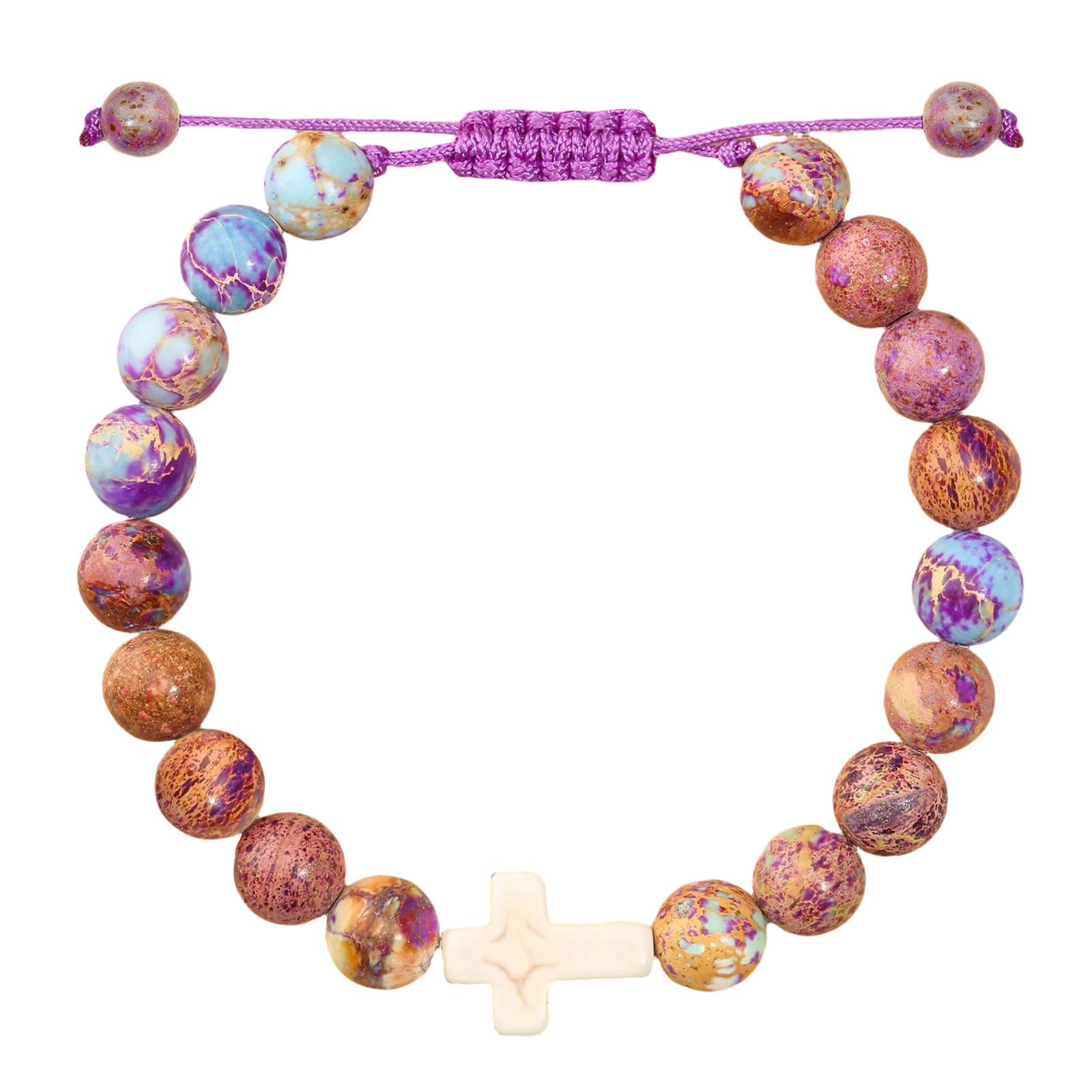 Женский модный регулируемый плетеный браслет ручной работы One Size