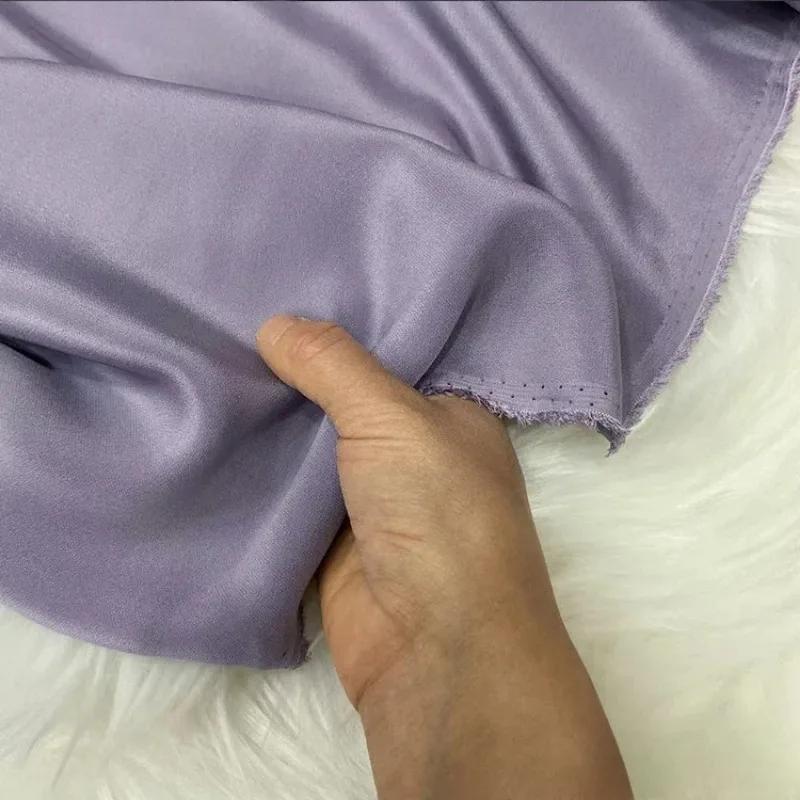 Einfarbig 100% Maulbeerseide 30 Momme Schwerer Seidenkrepp de Chine Stoff Seiden Schwerer Krepp Stoff für Bekleidung Kleider Hosen