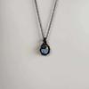 Vintage Alloy Necklace With Starry Sky Pendant For Party Wear
