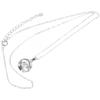 1 Halskette Für Damen Mit Zirkonia-Anhänger