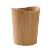 Solid Wood Trash Can Large Capacity Household Trash Bin Nordic Luxury Bedroom Garbage Bin Living Room Cleaning Accessories