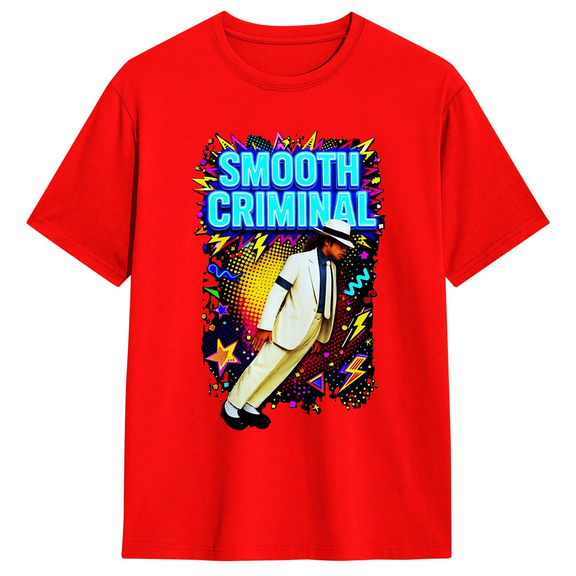 

Unisexs TShirt MMichael JJackson MJ Smooth Criminal Lean Pose T Shirts Harajuku Beach Tee Shirt Vintage Cotton Tops Gift S