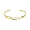 Kuma Bangle Bracelet In Sterling Silver KM8B0032LSSI [Official] [Vendome Aoyama] [Kengo + MA,YU] GURU-GURU [Kengo Kuma]