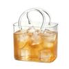 Glass Purse for Drinks Handbag Vase Funny Beverage Cup for Women Ladies Home Wedding Bridal Shower Friends Gathering Restaurant