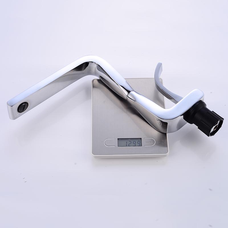 Modern washbasin design Chrome finished Bathroom faucet mixer waterfall Hot and Cold Water taps for basin of bathroom F8153