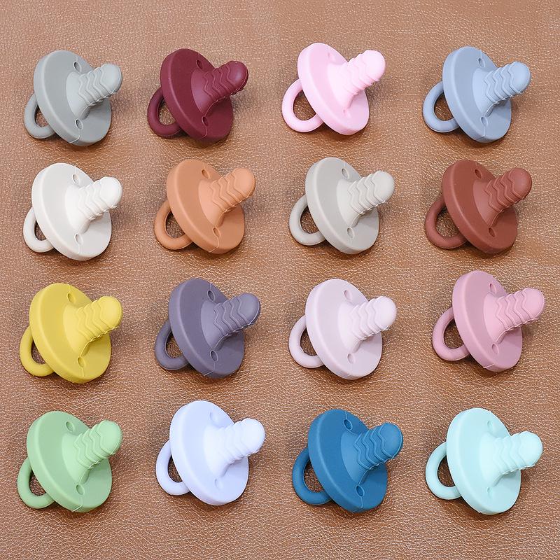 Silicone Wave Pacifier: Baby Sleep Aid & Teething Toy, Multiple Colors Available