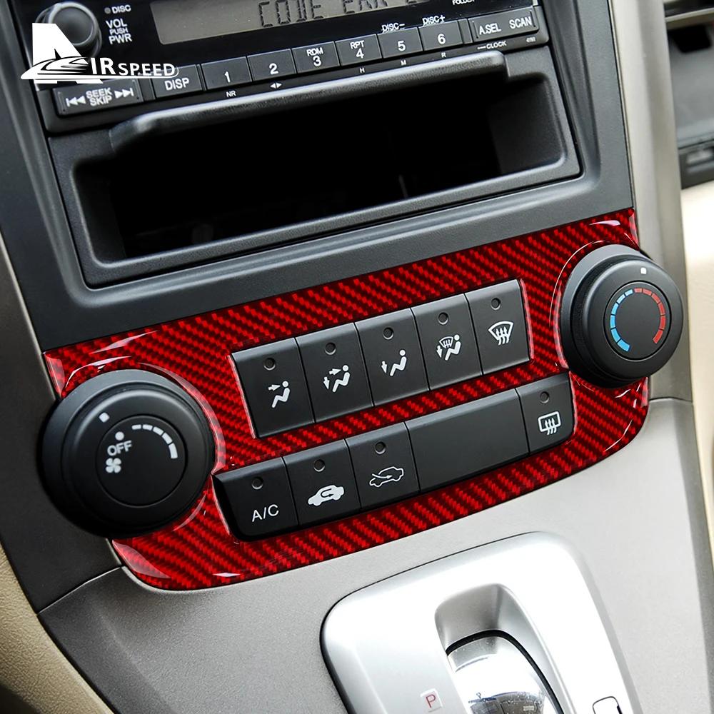 Real Carbon Fiber Dashboard Trim for Honda CR-V 2007-2011 AC Vent Surround