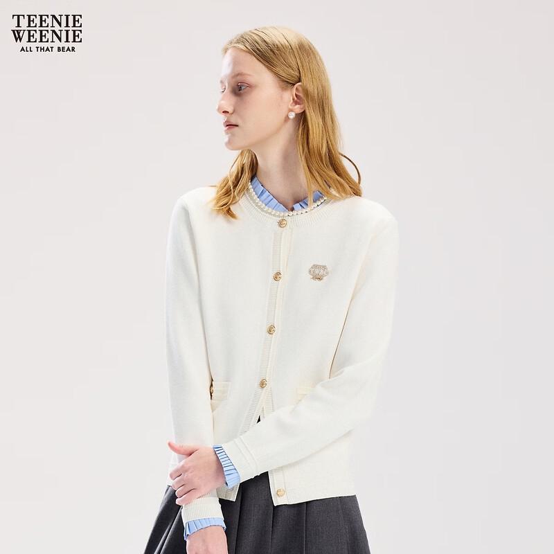 Teenie Weenie Women's Alphabet Bear Knit Cardigan