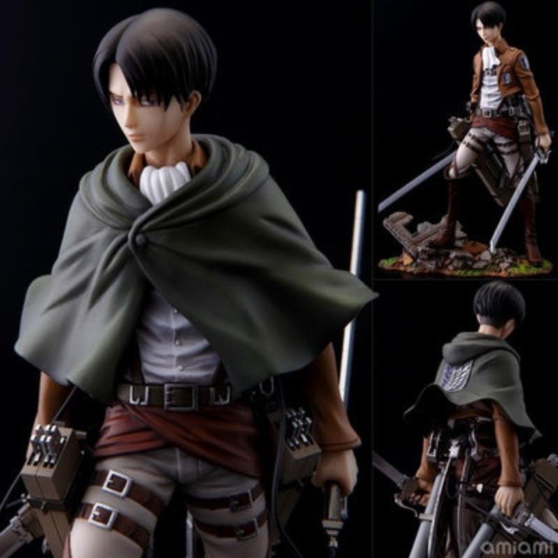 Attack On Titan Levi Ackerman PVC Figure Collectible Statue Model Toy