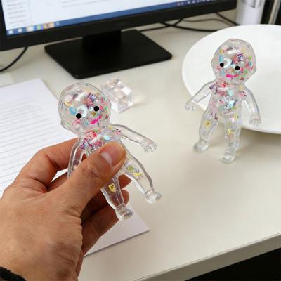 Glitter Babies Stress Relief Toy Slow Rising Anxiety Relieving Baby Squeeze Toy