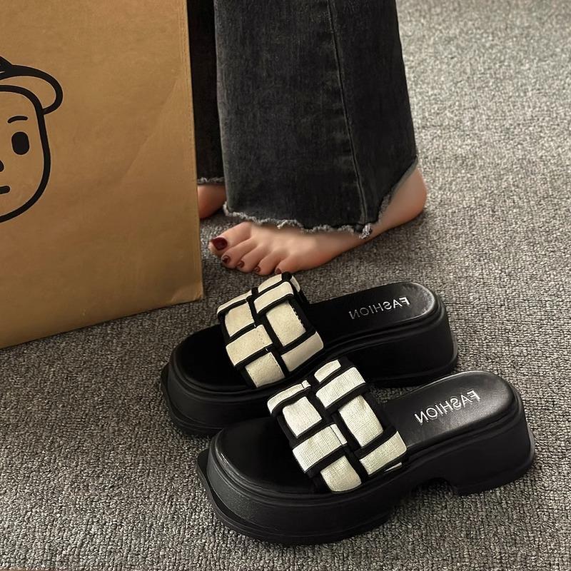 

Fashion 2025 Roman Sle Women s Sandals Outdoor Wear Comfortable Breathable Slip-On High Quali Summer oes Faionable Casual Loa... 35 грязно-белый