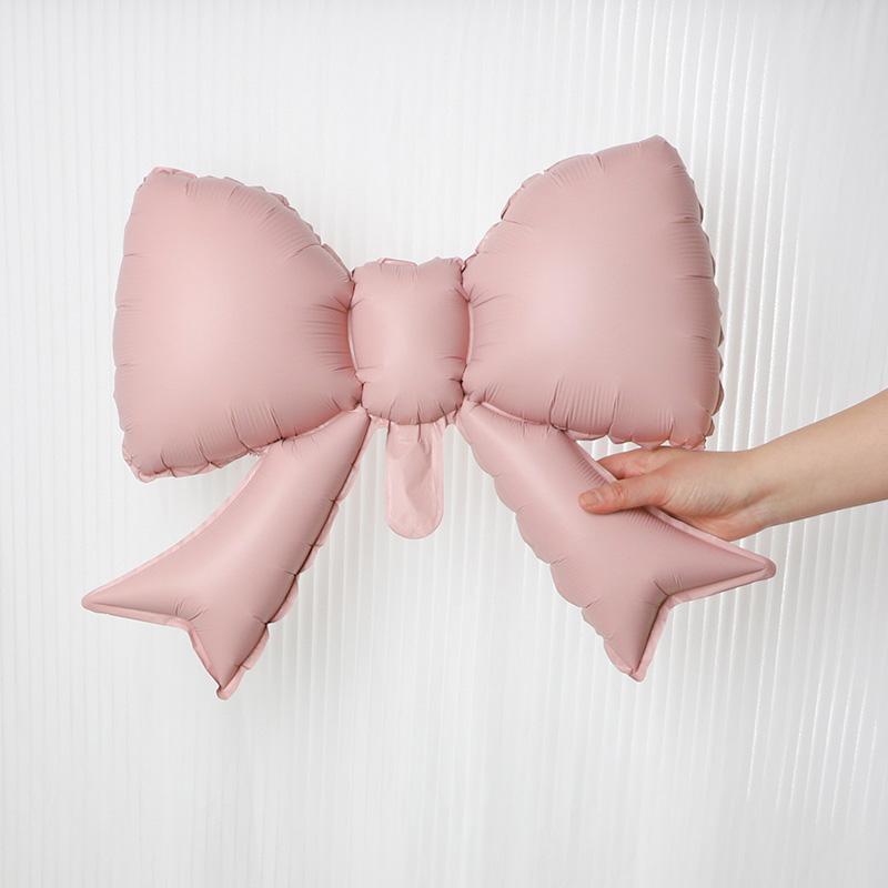 5/10Pcs Pink Bow Balloon 21inch Bow Tie Shaped Foil Balloon for Wedding Anniversary Kids Birthday Party Decoration Baby Shower