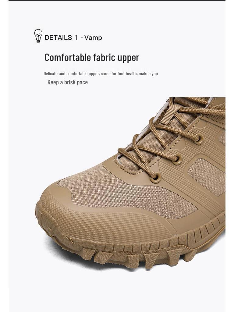 Men's Tactical Hiking and Military Boots: Large Size, Outdoor, Desert, and Off-Road