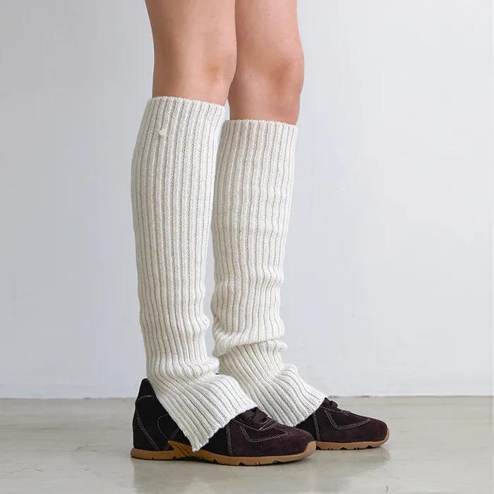 Slit Knit Leg Warmers - 3 Color