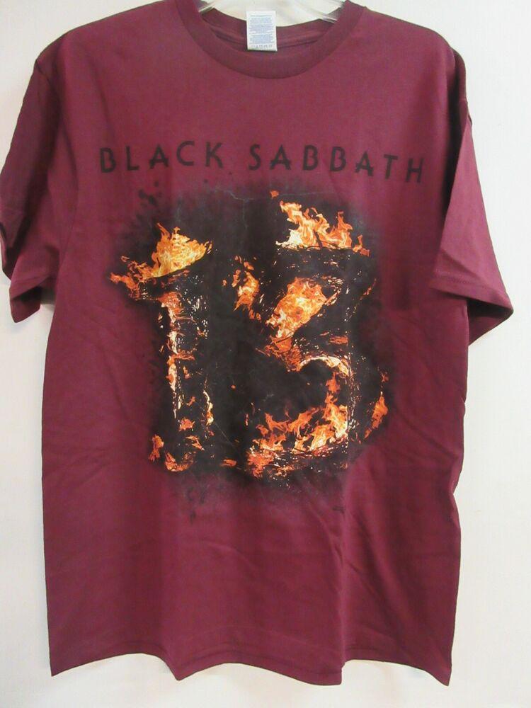 BLACK SABBATH OFFICIAL MERCH 13 ALBUM 2013 BAND CONCERT MUSIC LARGE Unisex T-Shirt S