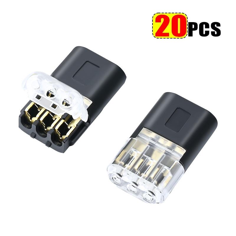 3Pin Way Plug Electrical Connector Car Wire Cable Strip Terminal Connection