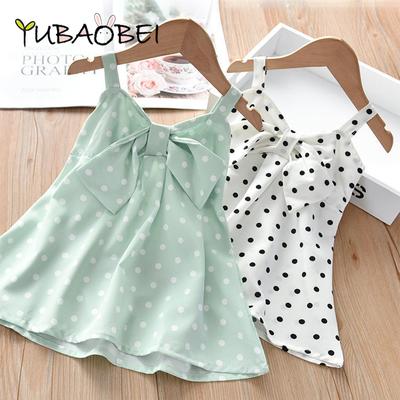 Summer Girls' Dresses Children's Sling Skirts Models Baby Girls' Vest Dresses