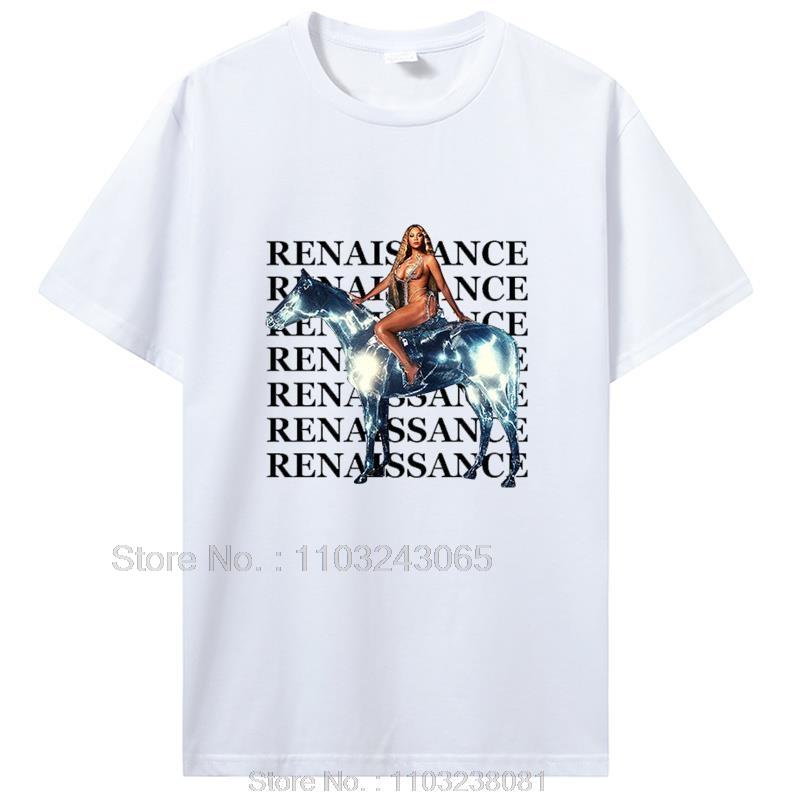 Singer New Album Beyonce Renaissance TShirt Tee For Fans Unisex Unisex Cotton Tshirt Fashion Tops Casual Streetwear