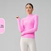 Autumn/Winter Versatile Round Neck Base Layer Sport Top - High Elasticity, Breathable Yoga Fitness Long Sleeve