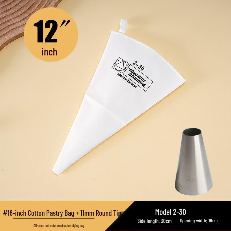 Thickened Reusable Cotton Piping Bag