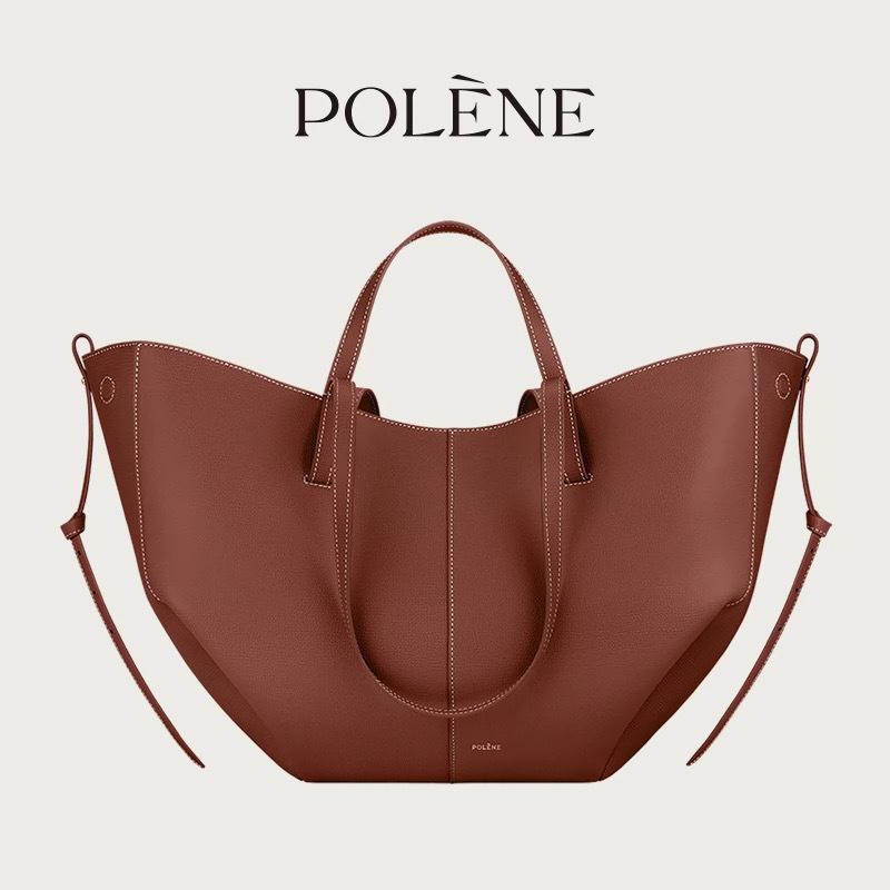 Polen Pollingen Cowhide Bucket Bag - Large Capacity Women's Tote & Handbag for Commuting