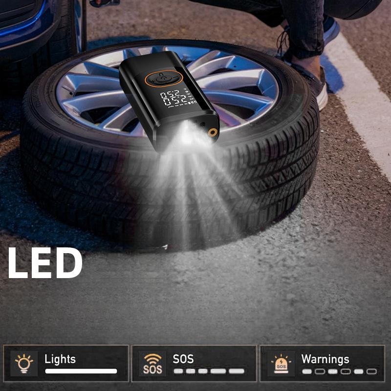 1Pc Dedicated Wireless Car Air Pump Electric Smart Portable Car Off-road Bicycle Tire Air Pump