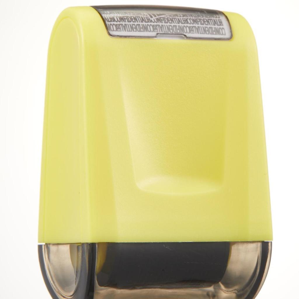Confidentiality Roller Stamp: English Gibberish Cover for Securing Personal Information