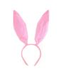 Adult Rabbit Ear Headband+Wrist Cuffs with Long Glove&Fish Net Stocking Set Easter Necktie for Woman Festival Gift