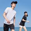 Camel Men's Pure Cotton Breathable Short Sleeve 3-Proof Round Neck T-Shirt M13BAQR045