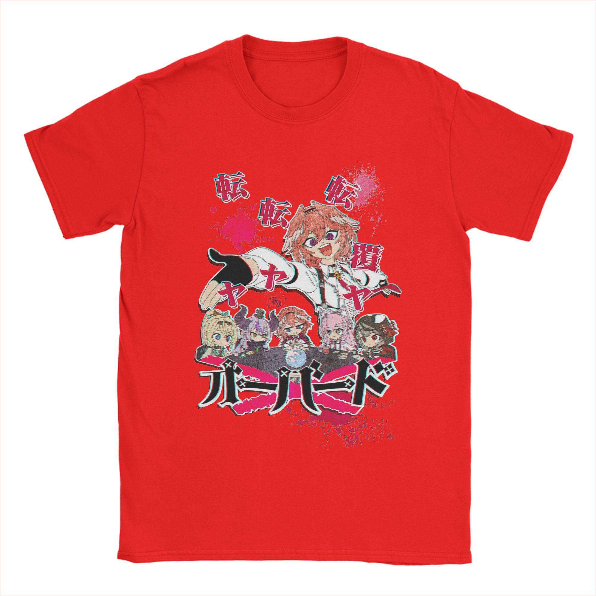 

Takane Lui Overd Hololive HoloX TShirt Summer 100 Cotton TShirts For Unisex Popular DIY Tshirt Short Sleeves Y2K Fun Top Tees S