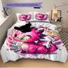 3pcs Mini Dragon Quilt Cover Set (1 Quilt Cover + 2 Pillowcases Without Pillow Core), High-Definition Printing for Home and Dormitory.H065