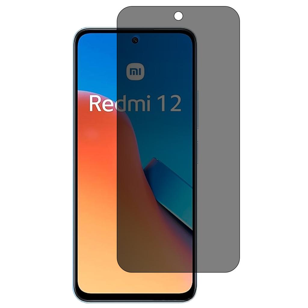Für Xiaomi Redmi 12 4G/5G (Global)/Poco M6 Pro 5G Displayschutzfolie Blickschutz Vollständige Abdeckung Hartglasfolie