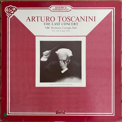 LP Record ARTURO TOSCANINI  NBC SYMPHONY ORC  The Last Concert Carnegie Hall Ne RPCL2033 CLS Italy Classical Used